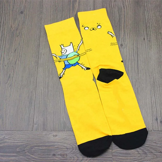 Calcetines de Finn El Humano y Jake El Perro